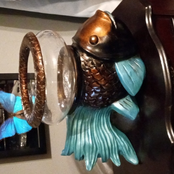 Kio fish stand and bowl - Picture 1 of 7